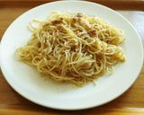 Foto langkah ke 5 dari resep Spagetti toping tuna & serundeng kentang.