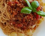 صورة لخطوة 4 من وصفة معكرونة 🧡🍲باللحمة المفرومة والريحان 🍲🧡