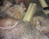 Hình bước làm 1 của món Dựng heo hầm chuối chát
