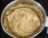 A picture of step 1 of Moong dal Halwa.