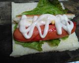 Foto langkah ke 3 dari resep Sandwich roll goreng.