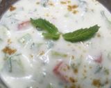 A picture of step 3 of Cucumber raita (Jain).