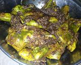 A picture of step 7 of Mirchi Chatkhara.