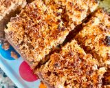 Foto del paso 9 de la receta: TORTA DE BANANA🍌MANZANA🍎Y CACAO🍫AMARGO CON CRUMBLE DE COCO 🥥