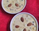 A picture of step 6 of Badam-Makhhana Kheer(calcium rich).