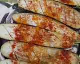 A picture of step 1 of Baked eggplants cottage cheese masala.