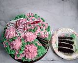 Cara Membuat Blackforest kukus Buket Bunga 8