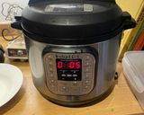 A picture of step 6 of Instant Pot Chicken Noodle Soup.