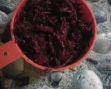 A picture of step 1 of Beetroot Diya Sweet.