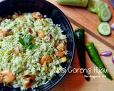 Foto langkah ke 1 dari resep Nasi Goreng Hijau.