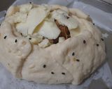 A picture of step 5 of CHICKEN ROSE BREAD😋🔥.