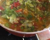 A picture of step 3 of Manchow soup.