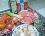 Foto del paso 1 de la receta: Lomo en salsa con champiñones