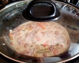 A picture of step 5 of My Slowcooker Chicken & Bacon with veg also Creamy Sauce 😍.