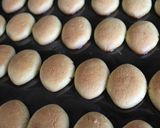A picture of step 1 of HALVA BISCUITS SOAKED IN SYRUP:.