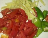 A picture of step 3 of Gajar methi gosht.
