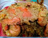 Foto langkah ke 8 dari resep Kepiting Mercon (Saos kari pedas-modified).