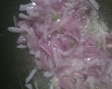 A picture of step 1 of Aloo toast.