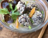 Foto langkah ke 3 dari resep Bakso Ayam Jamur Kuping (tanpa tepung) #my diabetic meal.