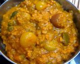 A picture of step 9 of Raw Turmeric Subji.