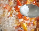 A picture of step 4 of Butter chicken pasta.