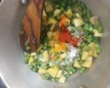 फ्रेंच बीन्स आलू की सब्जी (French beans aloo ki sabzi recipe in hindi) रेसिपी चरण 3 फोटो