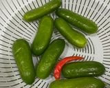 Hình bước làm 1 của món Gỏi dưa leo 🥒
