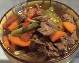 Foto langkah ke 8 dari resep Sapi buncis asem pedas manis.