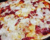 Foto del passaggio 4 della ricetta Pizza fatta in casa, con farina 100% integrale