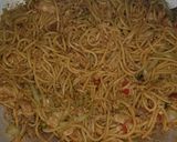 Foto langkah ke 6 dari resep Mie Tek-Tek Goreng.