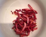 A picture of step 3 of Speck and tomato pasta bake.