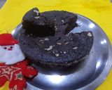A picture of step 8 of Biscuit Chocolate Walnut Cake (No Oven, Kadhai Recipe).
