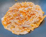 豆皮金針菇玉米粒炒蛋的食譜步驟4照片