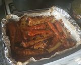 A picture of step 2 of Beef Roast with mash.