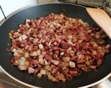 Mascarponés carbonara tészta recept fázis 1 fotója