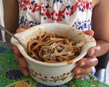 A picture of step 4 of Spaghetti Bolognese.