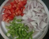 A picture of step 1 of Paratha Pizza.