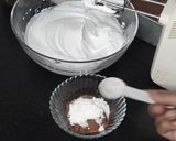A picture of step 8 of New Year chocolate Cake 2023.