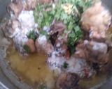 A picture of step 2 of Green chilli chicken karahi.