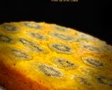 A picture of step 9 of Kiwi and lime upside down cake.