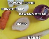 Gambar langkah 1 resipi Siakap Bakar Cicah Sambal Kicap.