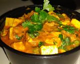 A picture of step 3 of Paneer Masala.