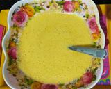 A picture of step 1 of Besan Toast.