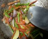 A picture of step 2 of Soupy veg noodles.