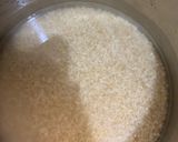 A picture of step 1 of Lapsi moong dhal dosa.