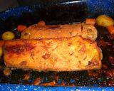 Foto del paso 4 de la receta: Lomo mechado al vino blanco a la mucha!