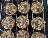 A picture of step 1 of No flour, Multi-Grain Banana Cookies.