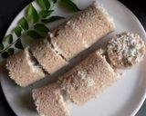 A picture of step 7 of Kerala brown rice puttu.