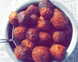 A picture of step 6 of Lauki/ kaddu ke koftey.