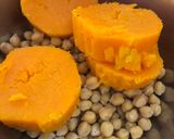 Foto del paso 1 de la receta: Hamburguesas de garbanzos y calabaza